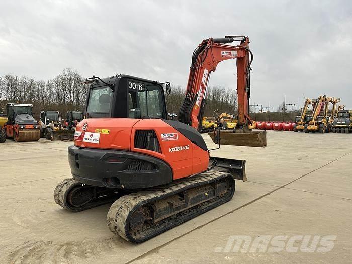 Kubota KX080-4A2 Mini excavators  7t - 12t