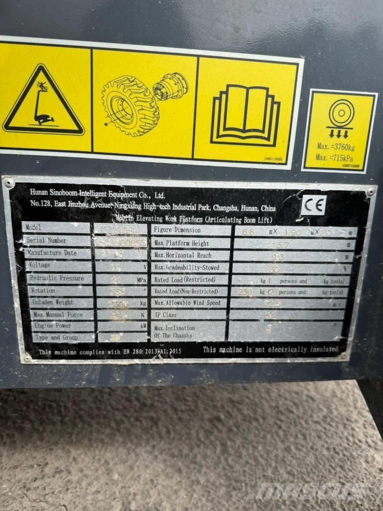 Sinoboom AB520 EJ Articulated boom lifts