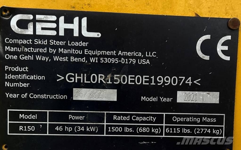 Gehl R150 Mini loaders