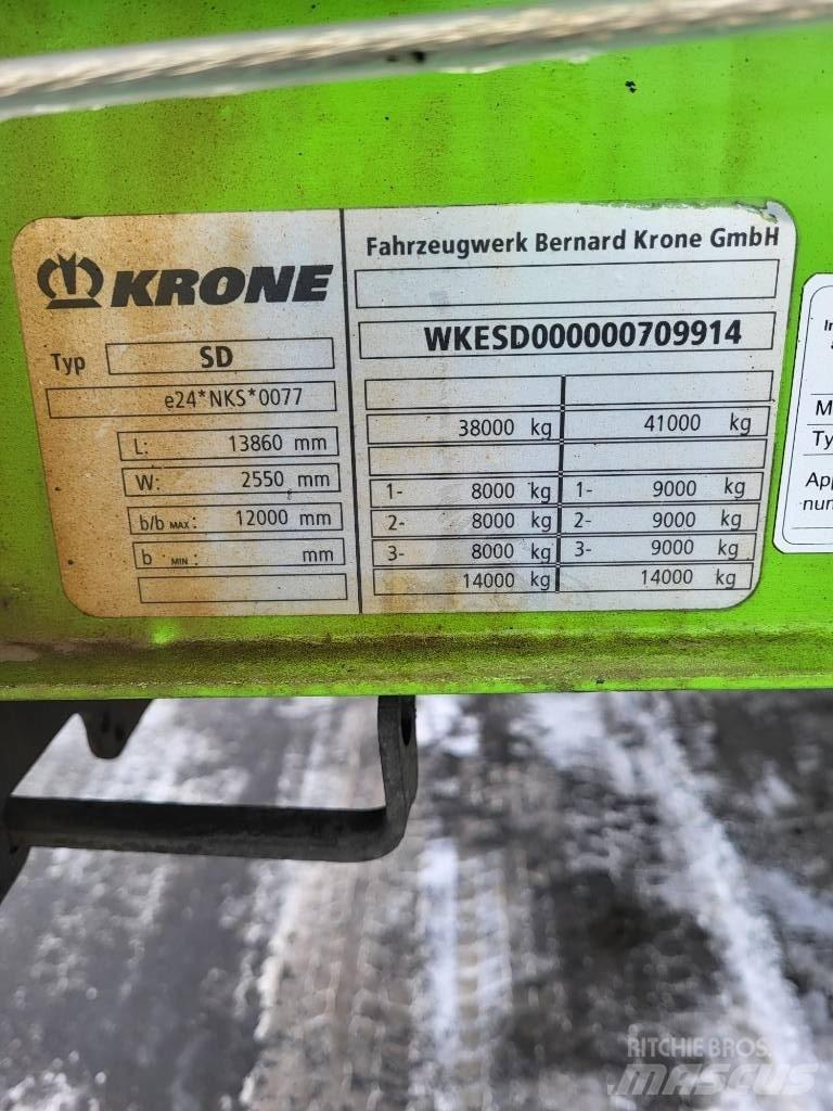 Krone SD Curtain sider semi-trailers