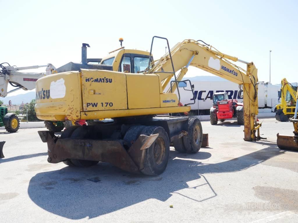 Komatsu PW 170 Wheeled excavators