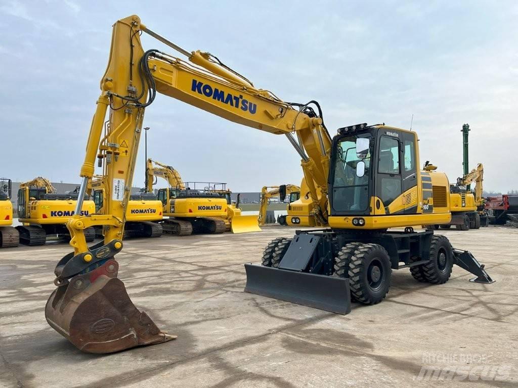 Komatsu PW160-11 Wheeled excavators