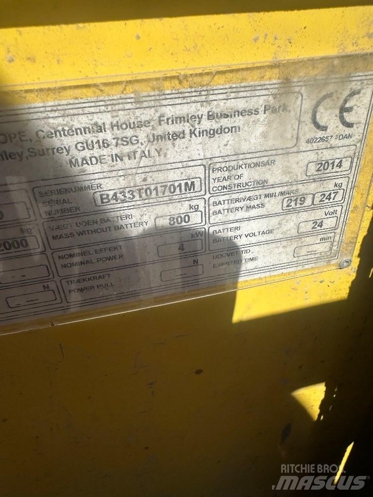 Hyster P 2.0 Self propelled stackers