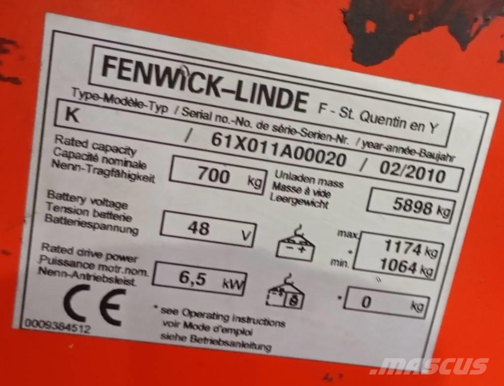 Linde K 011 Reach truck