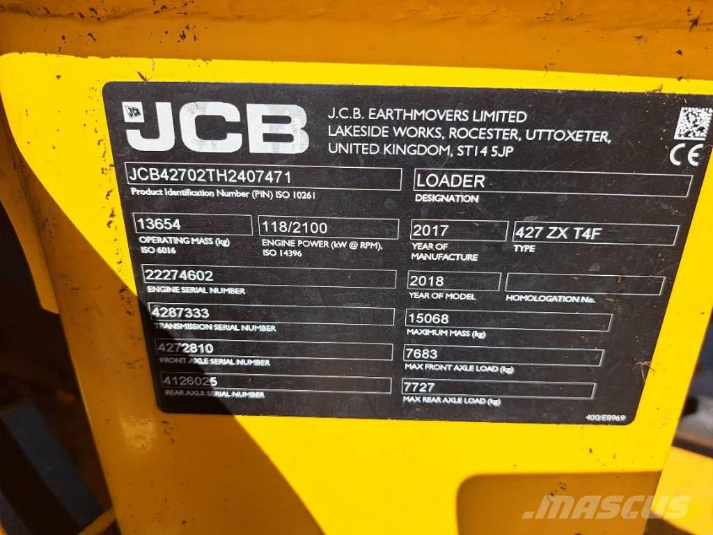 JCB 427 ZX Wheel loaders