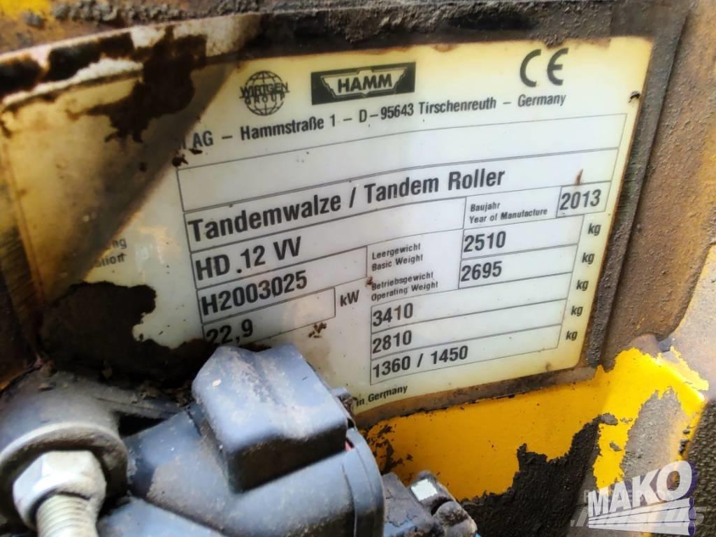 Hamm HD 12 VV Twin drum rollers