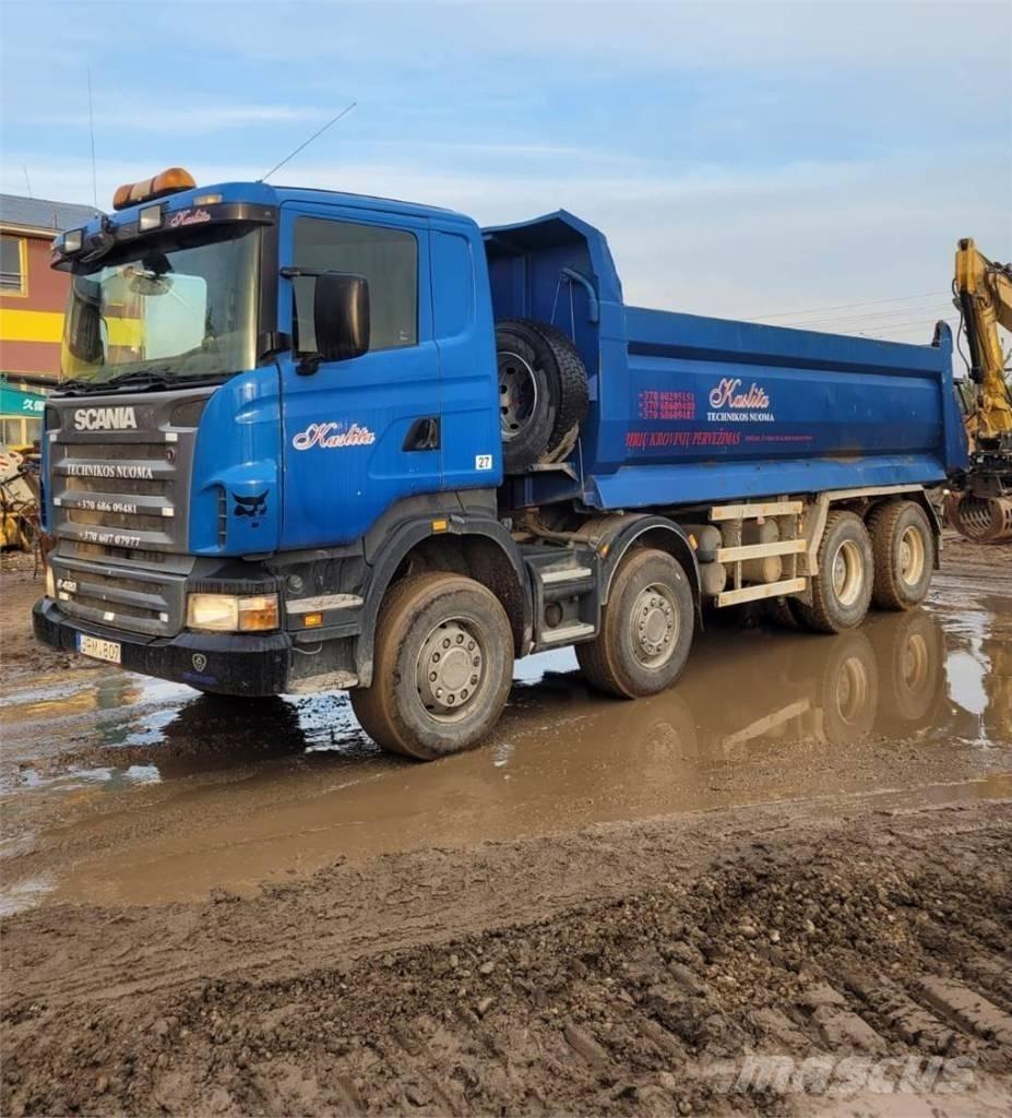 Scania R420 8x4 Skip bin truck