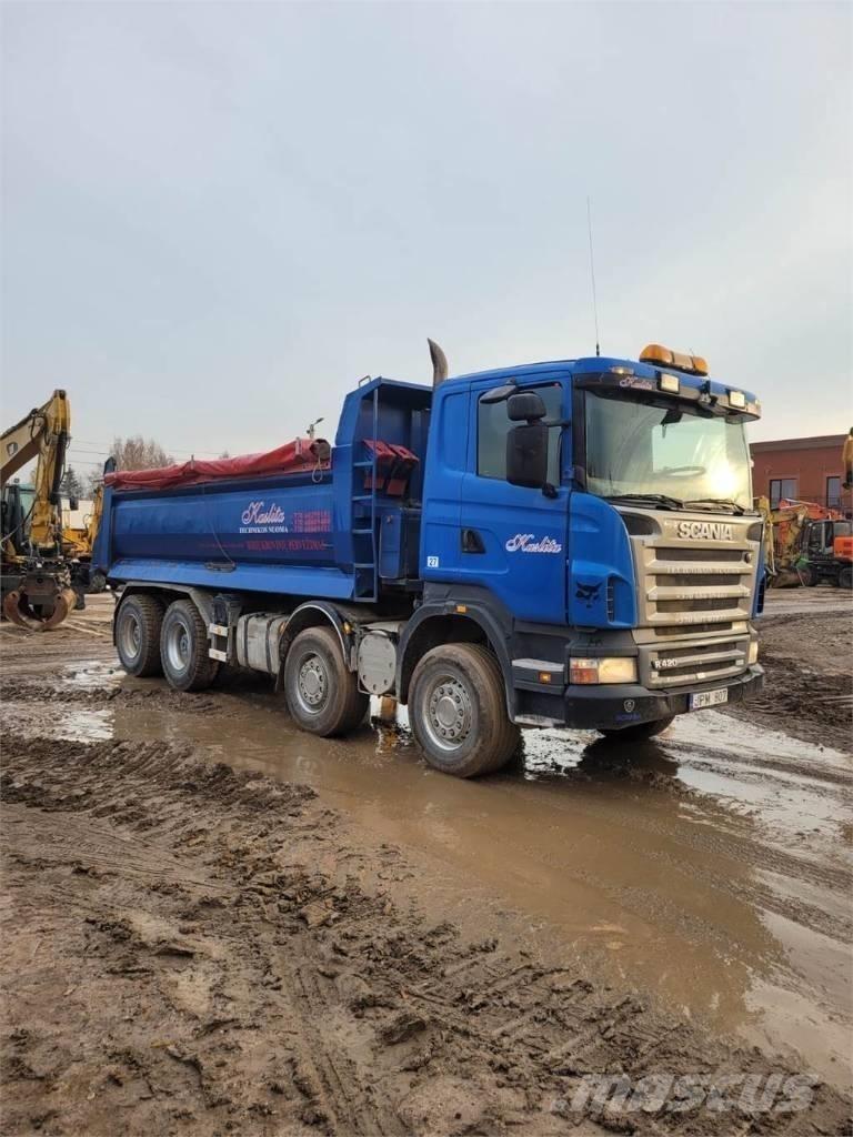 Scania R420 8x4 Skip bin truck