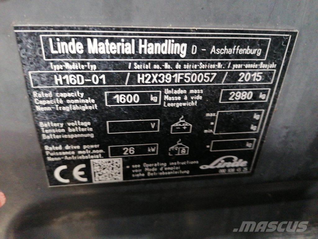 Linde H16D-01 Diesel trucks