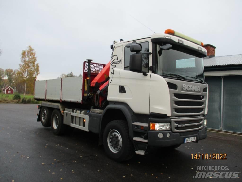Scania G490cb6x4*4 Truck mounted cranes
