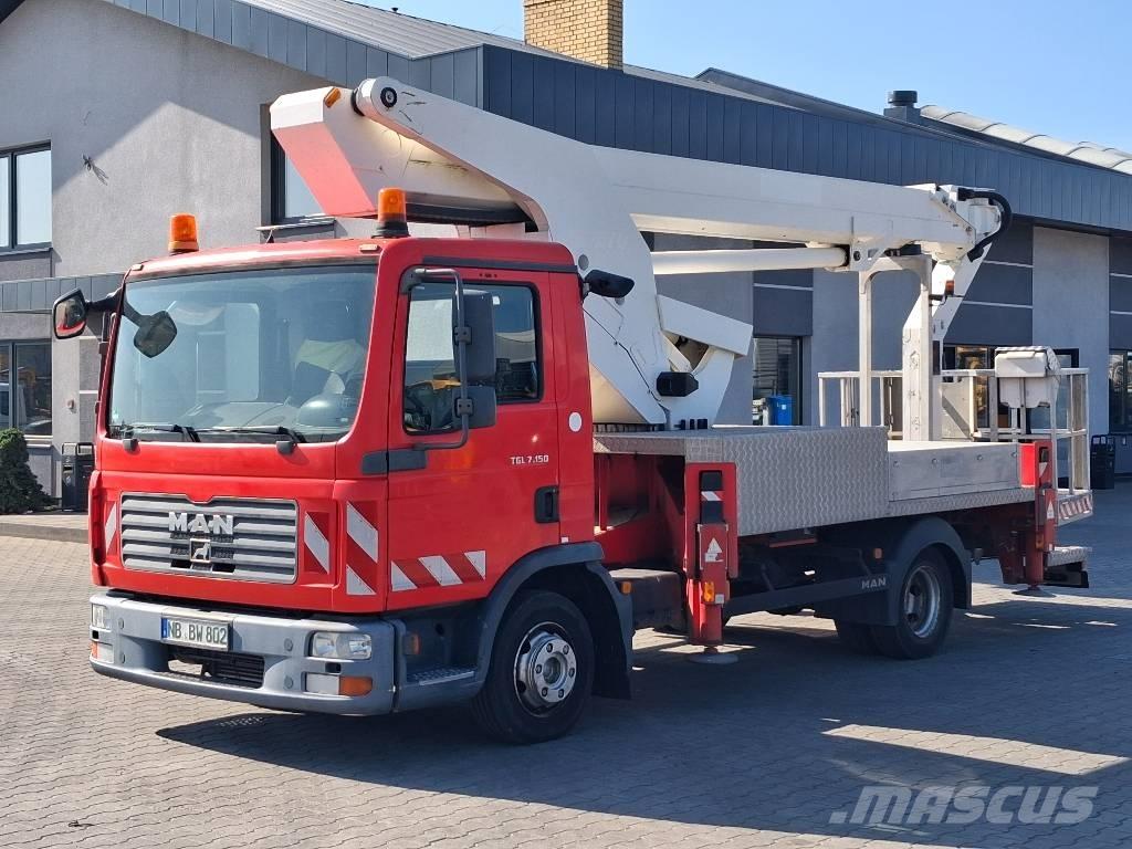 MAN TGL 7.150 Telescopic boom lifts
