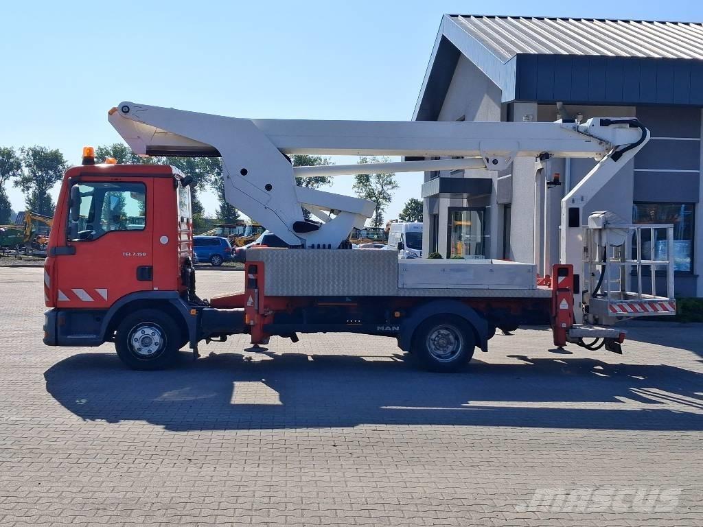 MAN TGL 7.150 Telescopic boom lifts