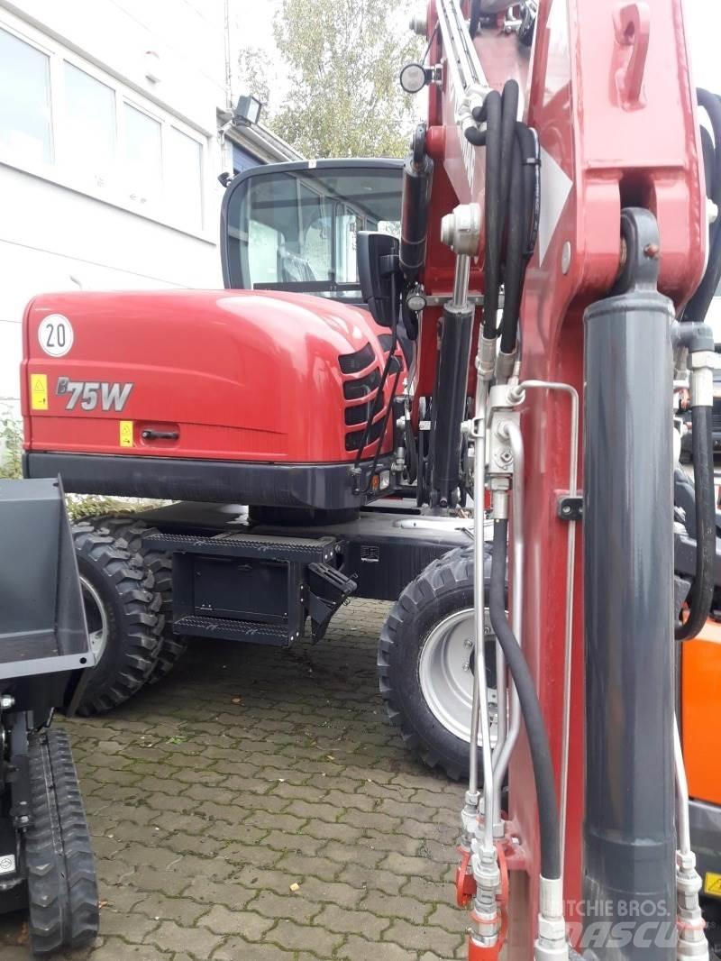 Yanmar B75W Wheeled excavators