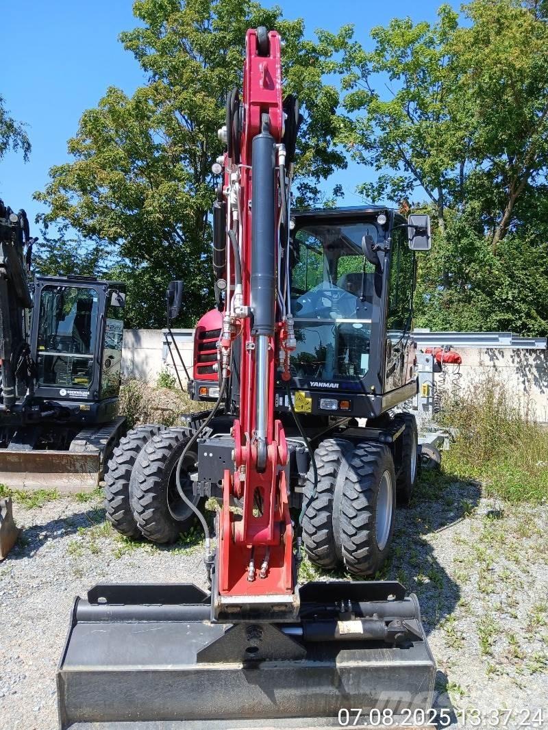 Yanmar B75W Wheeled excavators