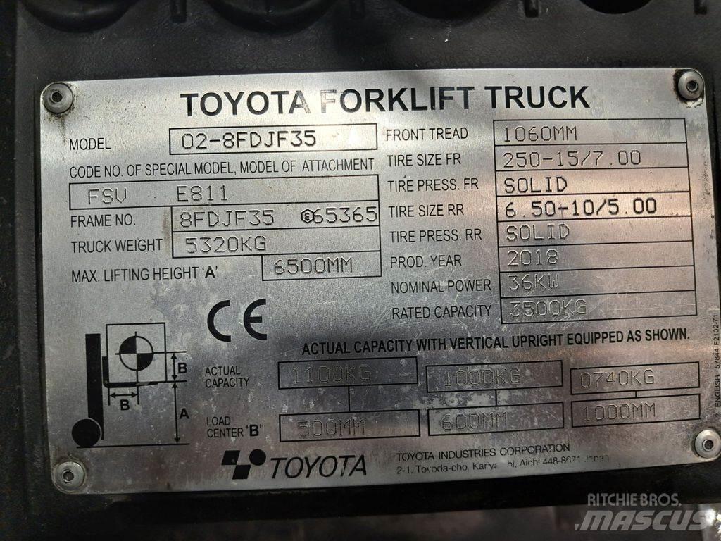 Toyota 02-8FDJF35 Diesel trucks