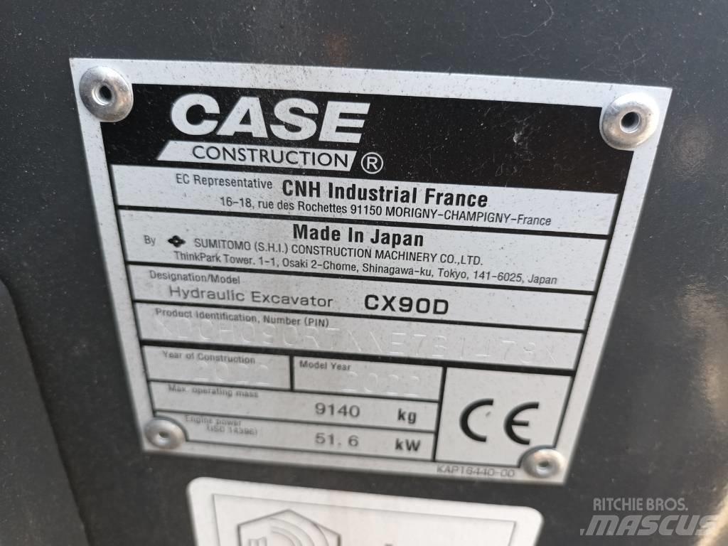 CASE CX 90 D Mini excavators  7t - 12t