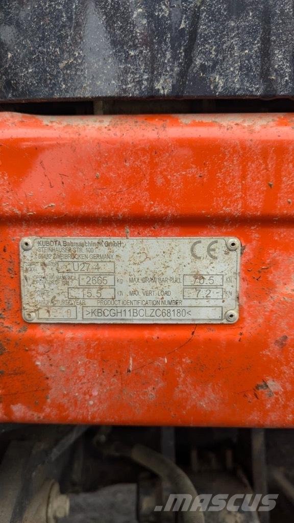 Kubota U 27-4 Mini excavators < 7t (Mini diggers)