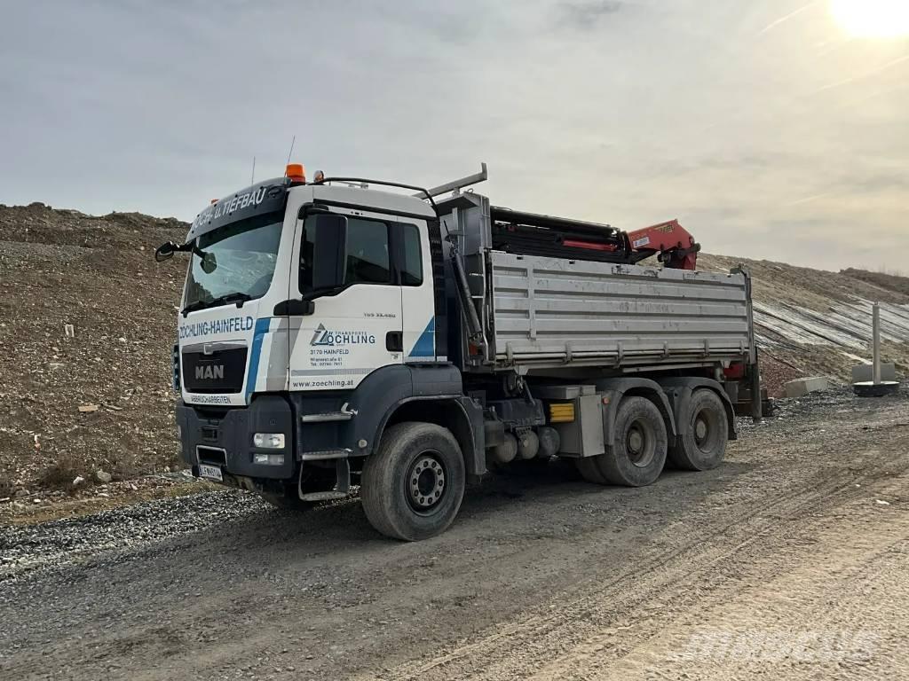 MAN TGS 33.480 BB Tipper trucks