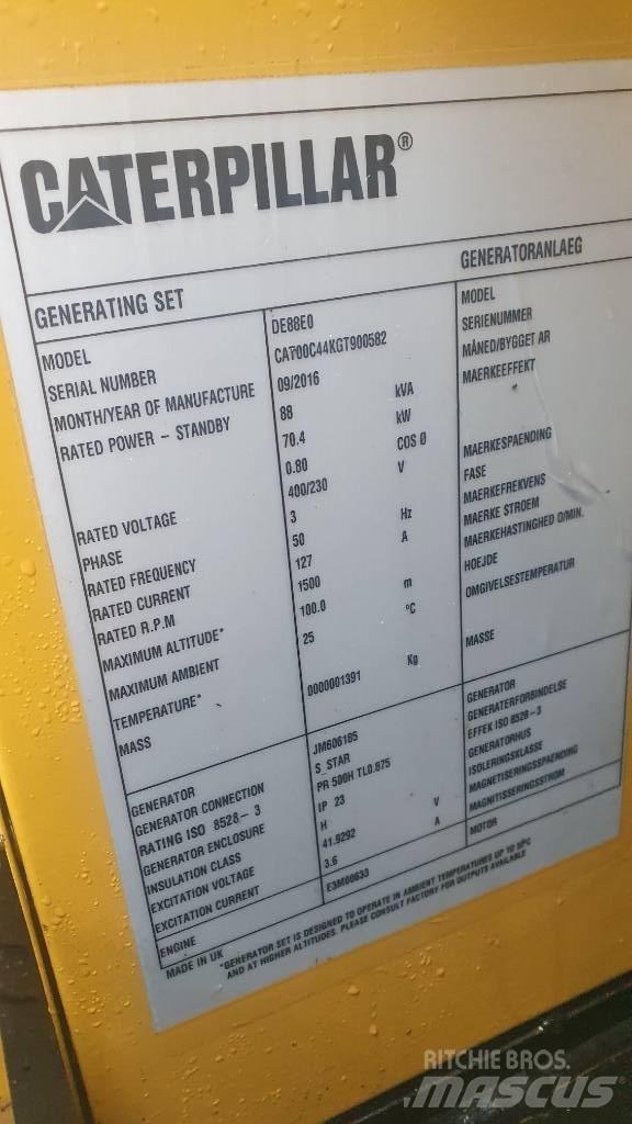 CAT DE 88 E O Diesel Generators