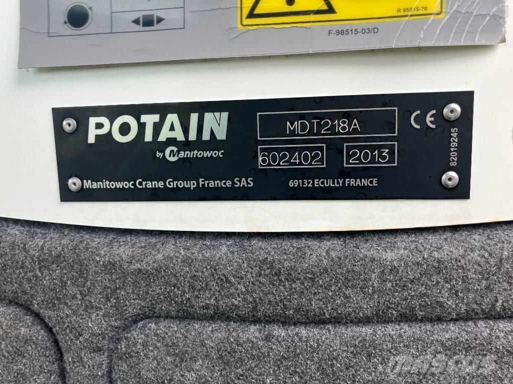 Potain MDT218A-J8 Tower cranes