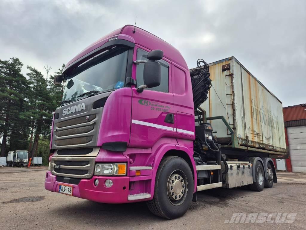 Scania R 410 Truck mounted cranes