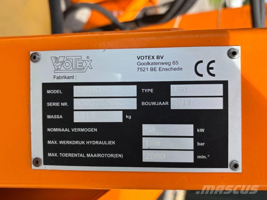 Votex Jumbo 190 Pasture mowers and toppers