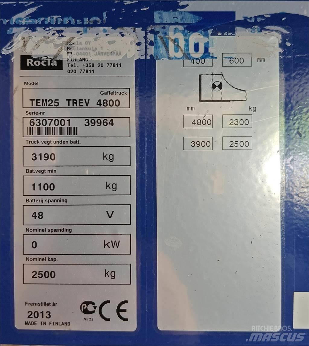Rocla TEM25 4-way reach truck