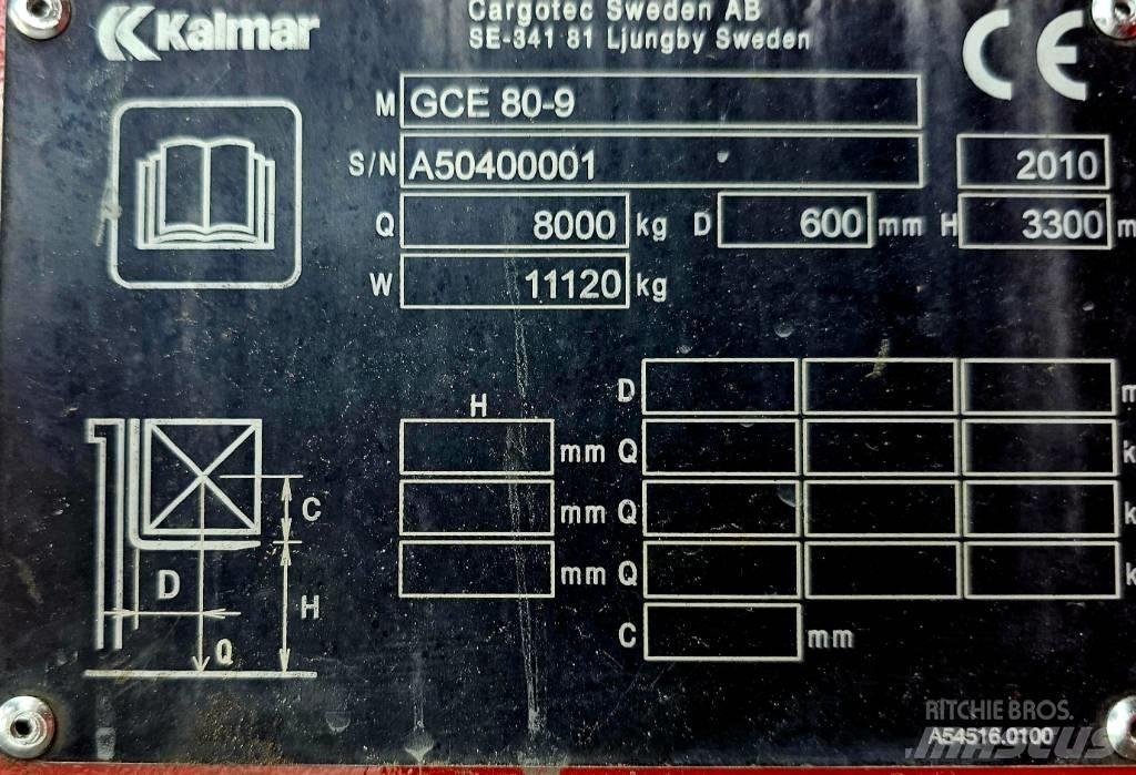 Kalmar GCE 80-9 LPG trucks