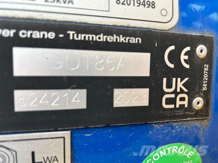 Potain IGO T 85 A Tower cranes