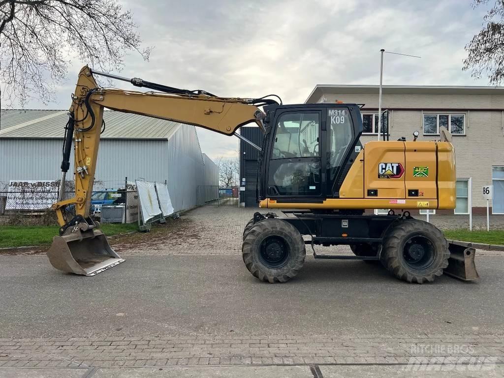 CAT 314 Next gen Wheeled excavators