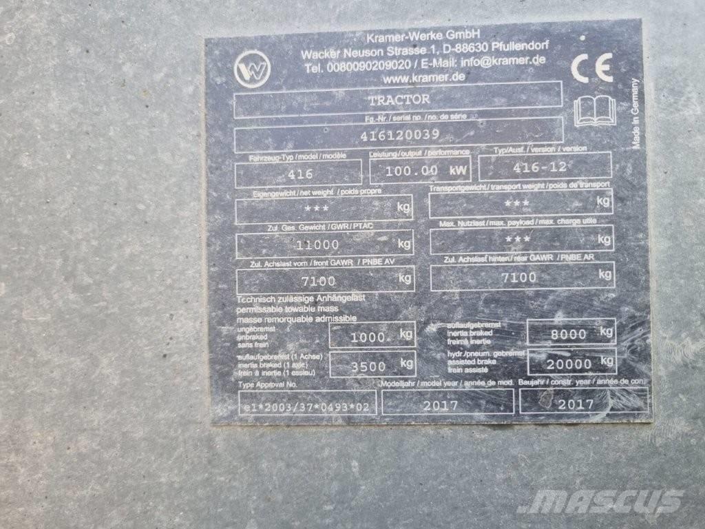 Kramer KT 447 Telescopic handlers