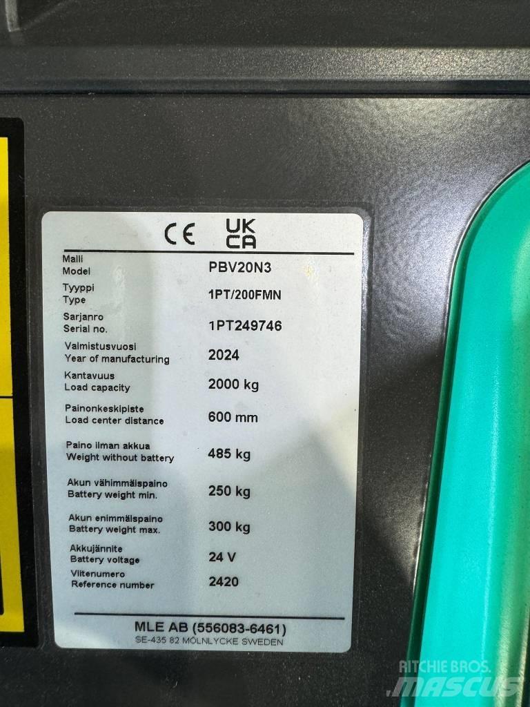 Mitsubishi PBV20N2 Low lift with platform
