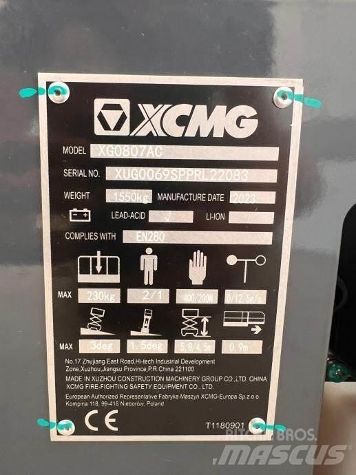XCMG XG0807AC Scissor lifts