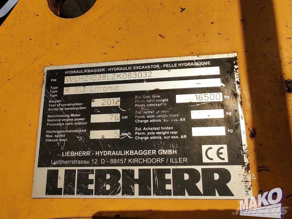 Liebherr R 313 Crawler excavators