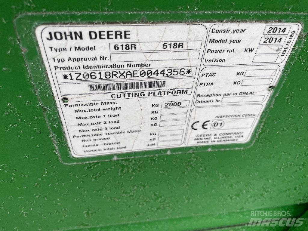 John Deere W 540 Combine harvesters