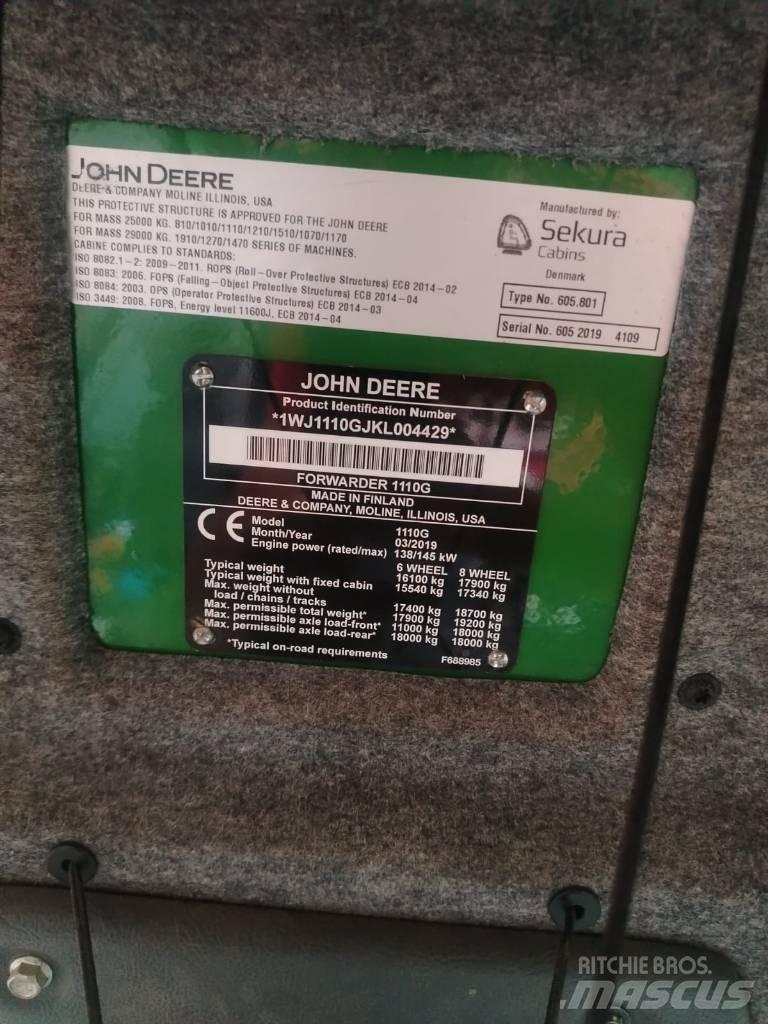 John Deere 1110 Forwarders