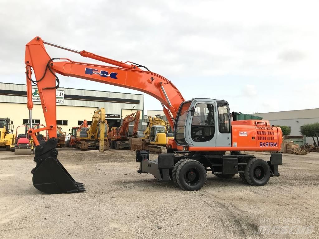 Fiat-Kobelco EX215W Wheeled excavators