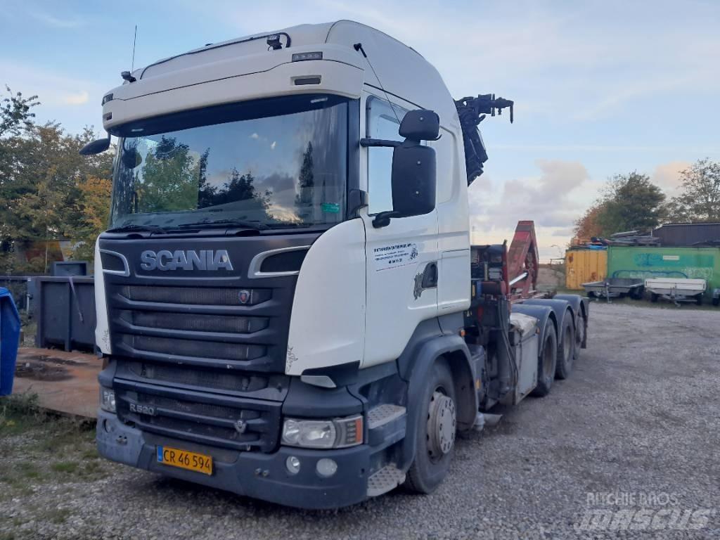 Scania R 520 Truck mounted cranes