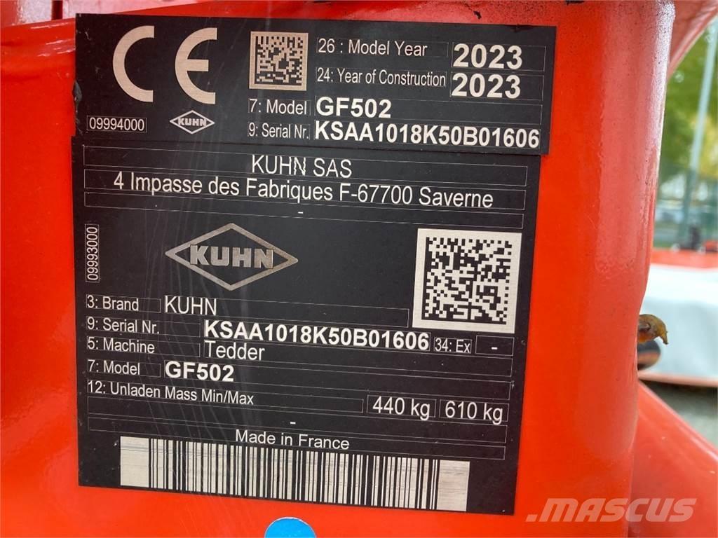 Kuhn GF 502 Rakes and tedders