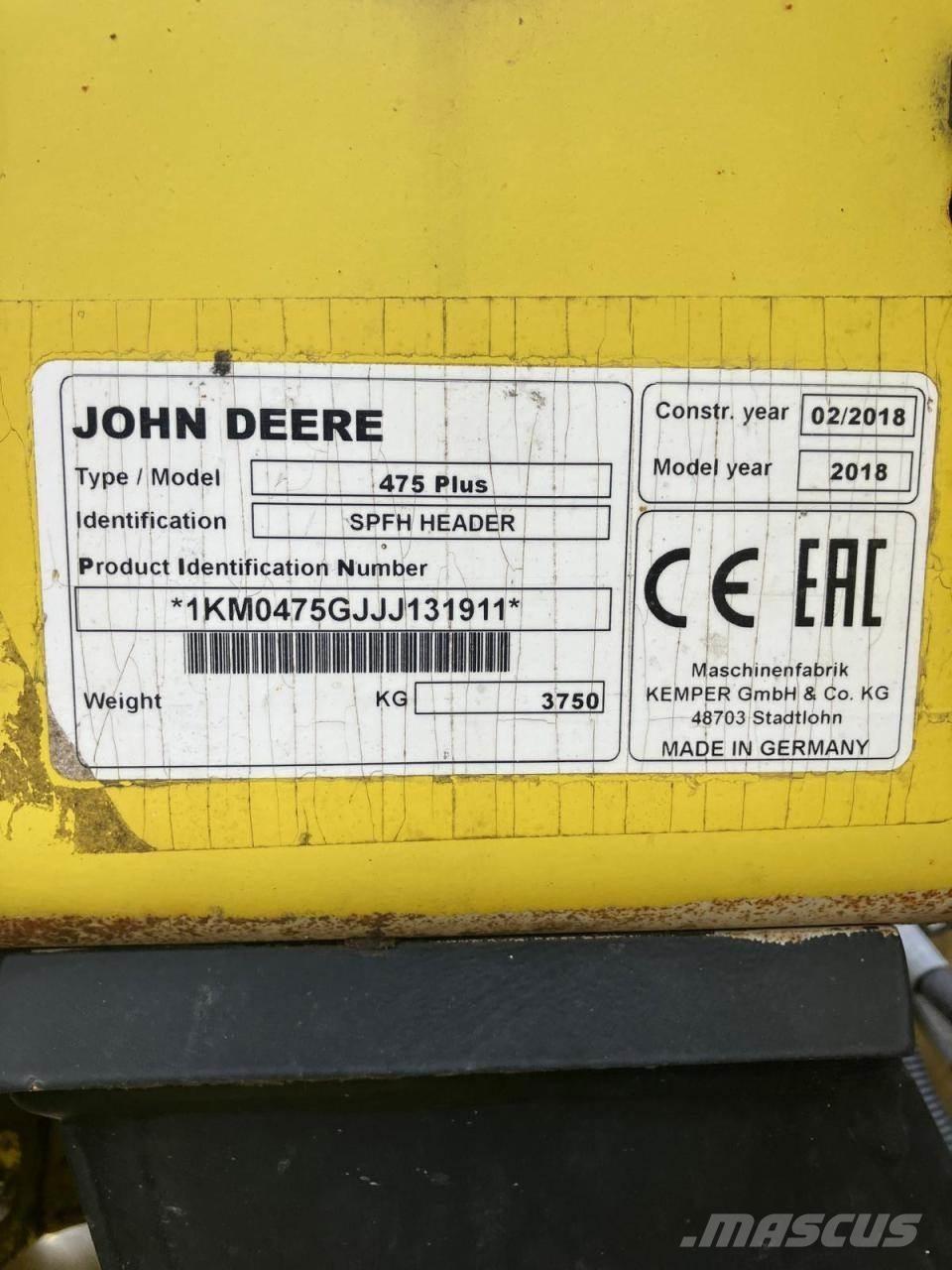 John Deere 8500 Forage harvesters