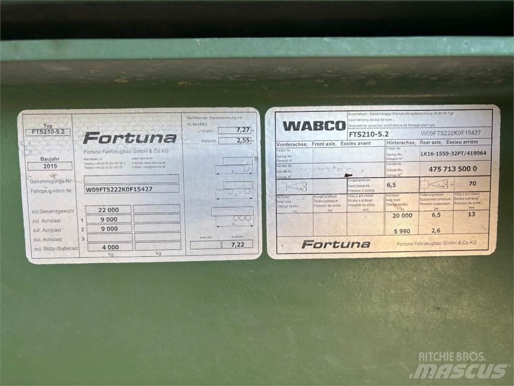 Fortuna FTS 210 Bale trailers