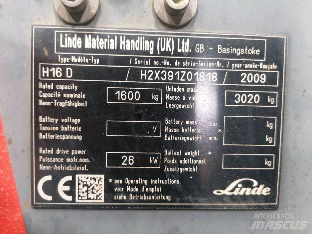 Linde H16D Diesel trucks