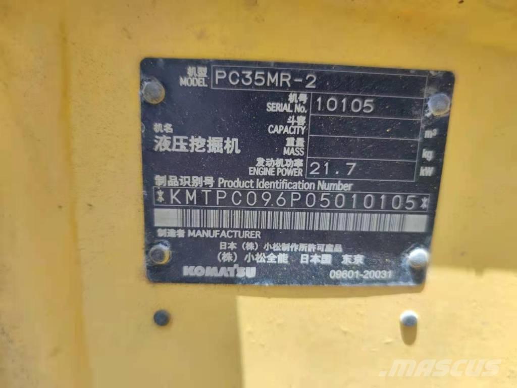Komatsu PC 35 MR Mini excavators < 7t (Mini diggers)