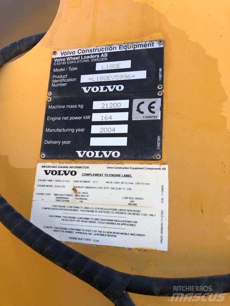 Volvo L 180 E Wheel loaders