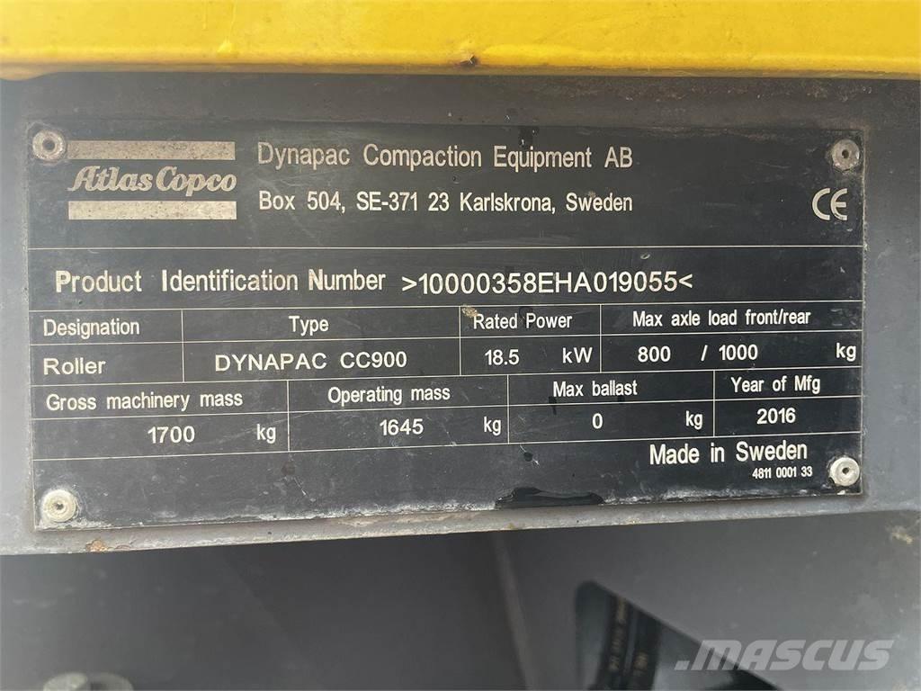 Atlas Copco CC900 Rollers