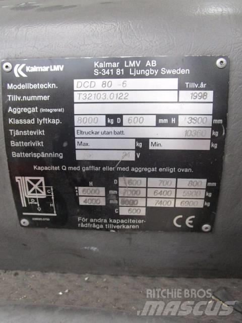 Kalmar DCD 80-6 Diesel trucks