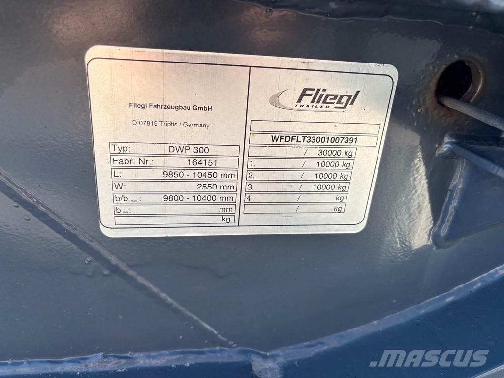Fliegl 3-AXLE BDF Container trailers