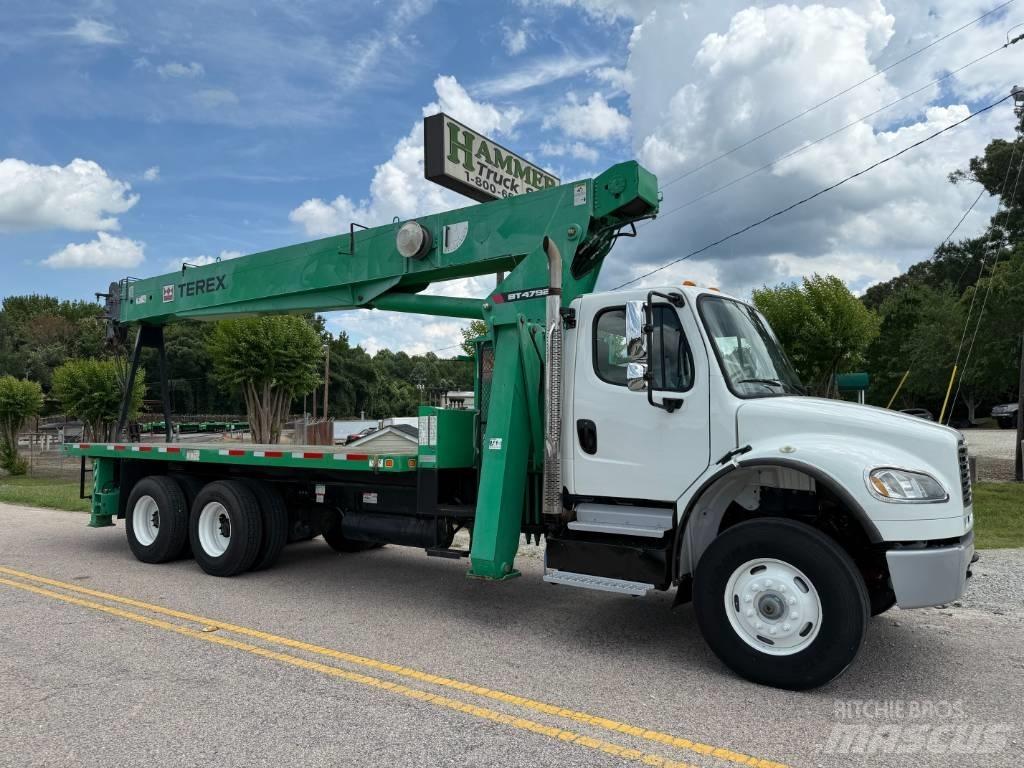 Freightliner M2 Track mounted cranes