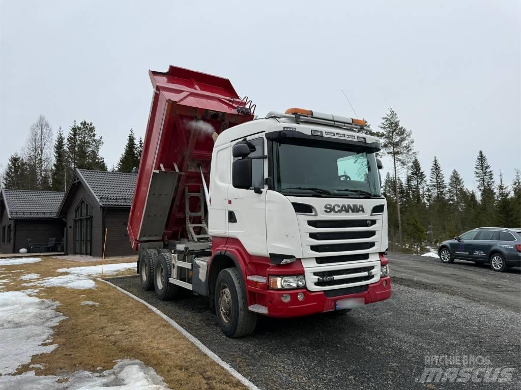 Scania R 620 6x4 V8 Tipper trucks
