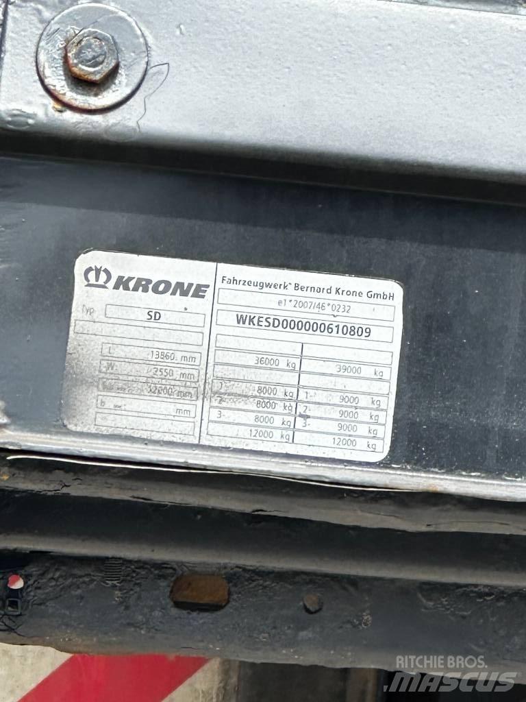 Krone SD Flatbed/Dropside semi-trailers
